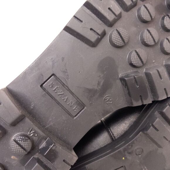 Sezane Lena Low Chelsea Boots Black Size 11 - Picture 7 of 11